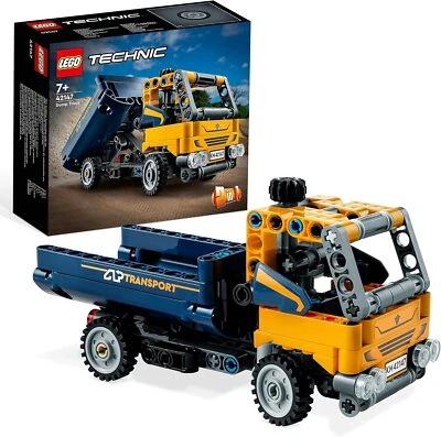 LEGO Technic Dump Truck Toy 2in1 Set Construction Vehicle Model Excavator 42147 - Image 1 of 3