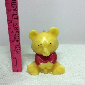 Rare Glossy Winnie The Pooh Candle Disney 5 Inches High by 5 Inches Wide • 12 oz - Picture 1 of 11