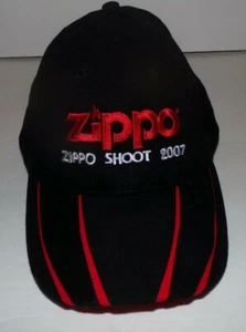 Zippo 2007 Annual Shoot Hat Strap Back Red White Black NOS - Picture 1 of 5