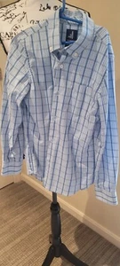 Johnnie-O Prep-Formance button down shirt ~ boys size 10 ~ Plaid - Picture 1 of 2