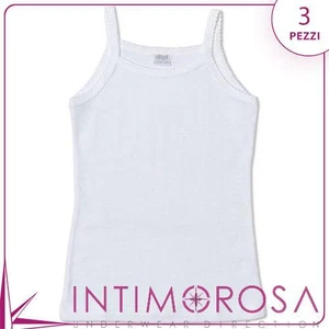 Tank top girl Ellepi 8228 cotton strap 3 pcs - Picture 1 of 3