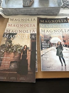 Lot of 7 Magnolia Journal Magazine Used Issues 10-16 Coffee Table Decor - Picture 1 of 3