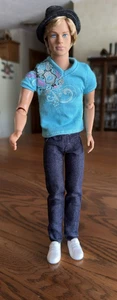Barbie Fashionistas Hottie 100+ Poses Ken Doll (1999) Articulated Rooted Hair VG - Picture 1 of 14