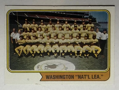 1974 Topps No226 Washington Nat'l Lea San Diego Padres EX/EX+ - Изображение 1 из 2