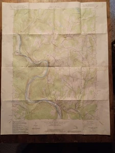 Mapa topográfico Callicoon NY-PA Callicoon 1992 vintage Departamento de Estados Unidos Servicio Geológico  - Imagen 1 de 17