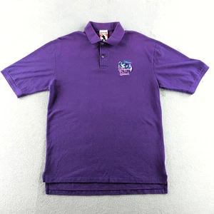 VINTAGE Disney Blizzard Beach Polo Shirt Mens Large Embroidered Made USA 90s - Bild 1 von 9