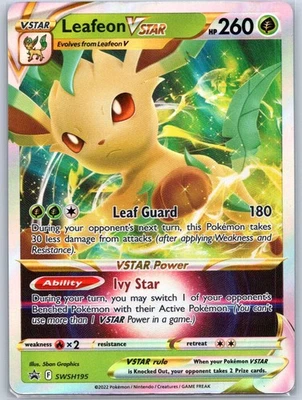 Leafeon VSTAR - SWSH195 Near Mint SWSH: Sword & Shield Promo Cards Pokemon Shipn - Image 1 of 2
