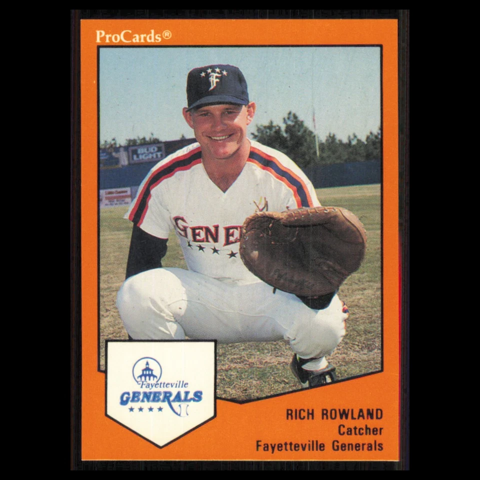 Rich Rowland #1578 1989 ProCards Minor League Team Sets Fayetteville Generals NM - Image 1 of 3