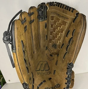 Mizuno Premier MPM 1401 Leather Softball Baseball Glove 14” Right Hand LHT - Picture 1 of 23