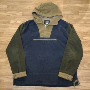 VTG. J. Crew Men's Re-imagined Blue Hooded Jacket Sz Small Sportsman Outfitter - Picture 1 of 9