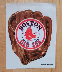 Boston Red Sox Decal/Sticker Win Craf t / MLBP 2003 7.5 X 5.5 Vintage - Picture 1 of 5