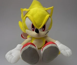 Sonic the Hedgehog gelber Super Sonic 17 Zoll Plüsch Rucksack (lizenziert) - Bild 1 von 4