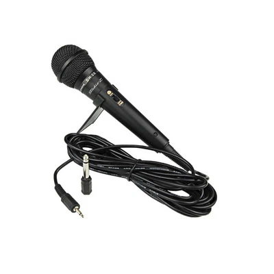 Uni-directional Dynamic Handheld Karaoke Microphone with Plug Adapter and Stand - Image 1 of 4