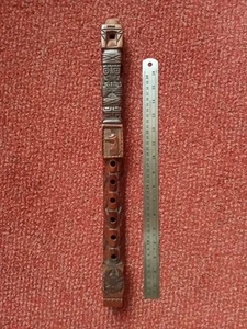 Bolivian Tarka Block Flute Hand Carved local Bolivia Wood 49cm Intricate design - Picture 1 of 14