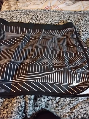 Nike Golf Dri Fit Women's Medium Black With White Designs - Image 1 of 4