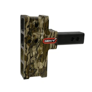 For Gen-Y Mega DutY 2in Shank Offset Drop Hitch - MossY Oak, 10,000-32,000 LB - Picture 1 of 2