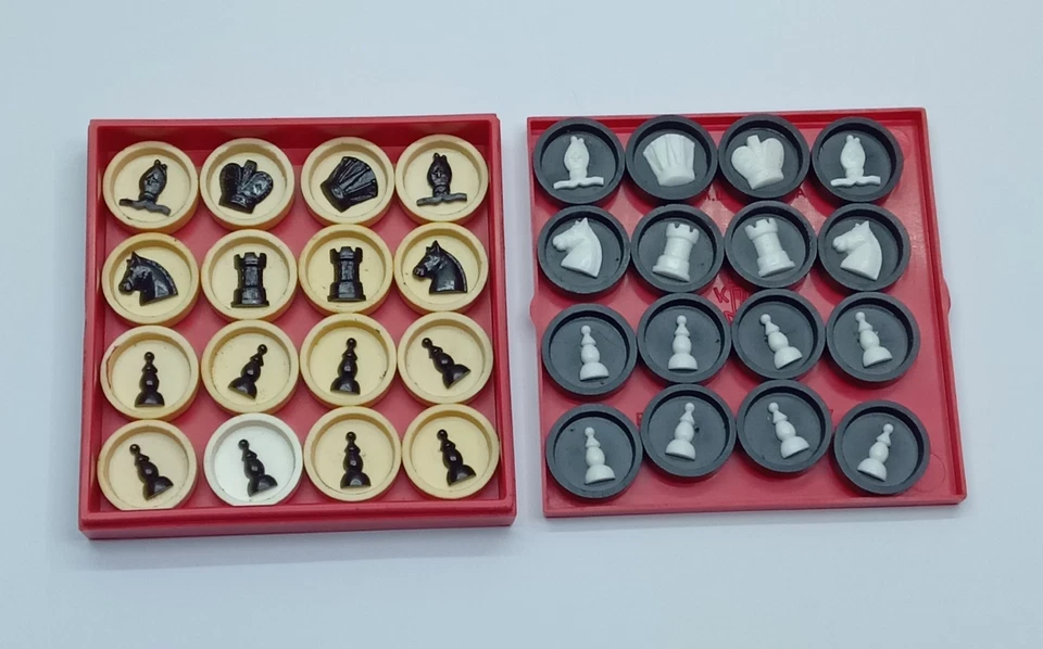USSR Pocket Chess Set Checkers 82mm Original Kyiv Good condition - Image 1 of 4