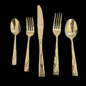 Oneida Tuscany Stainless Steel Flatware Set, 5-Piece - Picture 1 of 2