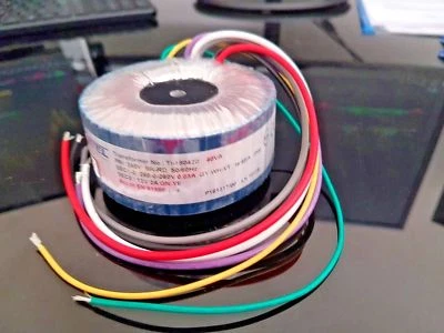 12V 1A/ 260VX2  30mA For TUBE PREAMPS TOROIDAL TRANSFORMER NORATEL - Image 1 of 4