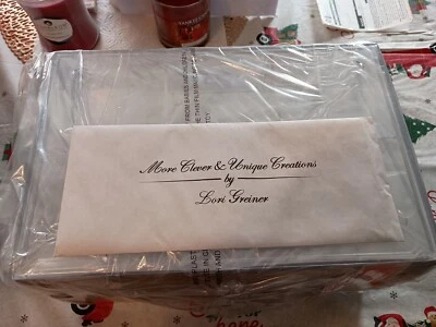 Lori Greiner Clear Stacking Cosmetic Organizer Clever & Unique Creations New - Image 1 of 4