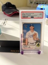 BOBBY WITT JR. 2022 Topps Heritage #520 Player Icon Color Swap Variation SP RC