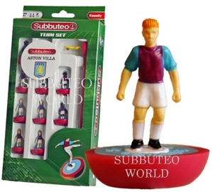 SQUADRA SUBBUTEO ASTON VILLA. PAUL LAMOND CALCIO BALILLA. SUBBUTEO calcio balilla - Foto 1 di 1