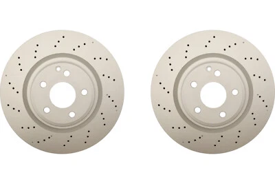 KIT dianteiro Raybestos rotor de freio a disco para 2012-2015 Mercedes-Benz SLK250 (68607) - Imagem 1 de 4