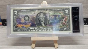 Bradford Exchange - 2-Dollar-Schein Georgia Statehood Note, 2017 farbig - Bild 1 von 4
