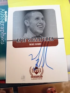 1996 Upper Deck NBA Century Legends Epic Signatures Autograph Mike Bibby - Bild 1 von 2
