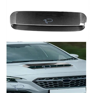 For Subaru WRX STI 2022+ Real Carbon Fiber Front Engine Hood Air Vent Cover Trim - Picture 1 of 8