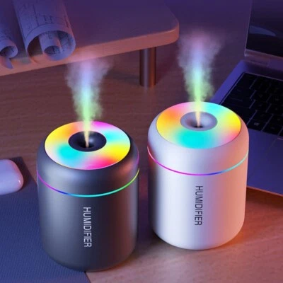 180ML Mini Air Humidifier USB Electric Aroma Diffuser Essential Oil Purifier - Image 1 of 4