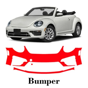 Front bumper PreCut PPF Paint Protection Film For Volkswagen Beetle 2017-2018 - Picture 1 of 8
