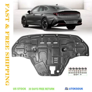 For Hyundai Sonata 2024-2025 Under Engine Splash Guards Front Engine Mud Flaps - Picture 1 of 14