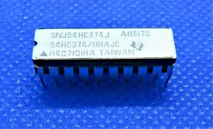 INTERFAZ DE BUS TEXAS INSTRUMENTS SNJ54HC374J FLIP FLOP OCTAL TIPO D CDIP20 - Imagen 1 de 3