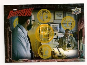 2018 UPPER DECK DAREDEVIL SEASON 1 & 2 PUNISHER WHITE PARALLEL #38 BEN  #70/99