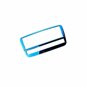 Central Volume CD Switch Panel Trim Cover For Benz GLA CLA 2013-2019 Blue Steel - Imagen 1 de 3