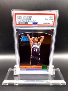 Tarjeta de novato troquelada Donruss Paul George Emerald 2010-11 RC PSA 8🔥 🏀 🔥 - Imagen 1 de 2