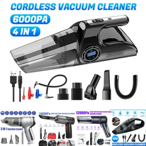 16000Pa Hand Held Vacuum Cleaner Cordless Wet Dry Car Home Duster Air Blower LED - Picture 1 of 84
