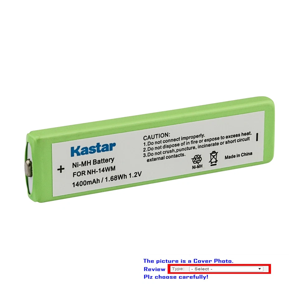 Kastar Gumstick Battery for Sony NH-14WM, NH14WM, NH-14WM(A) WM-EX921 WM-609 - Image 1 of 3
