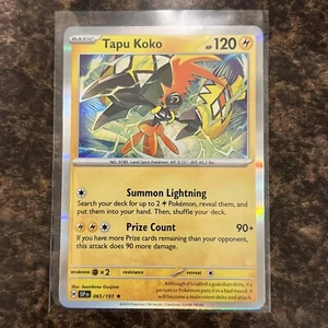 Tapu Koko 65/191 - Pokemon Surging Sparks - Holo - Mint Pack Fresh - Picture 1 of 1