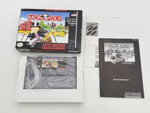 Monopoly (Super Nintendo Snes) Complete Authentic - Picture 1 of 19