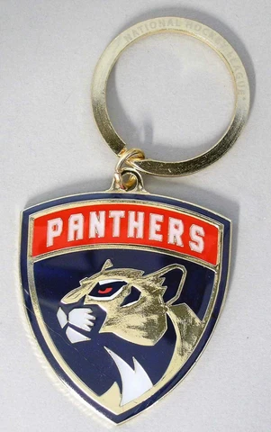 FLORIDA PANTHERS - NHL LICENSED LOGO KEYCHAIN - TOP QUALITY METAL - NEW! Cover