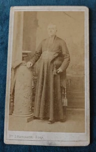 Photo ancienne religieux Fratelli d'Alessandri Rome XIXème - Picture 1 of 2