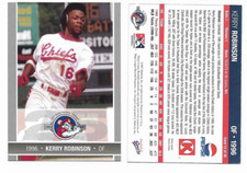 Kerry Robinson 2007 Multi Ad Peoria Chiefs 25th Anniversary Minor League Card 