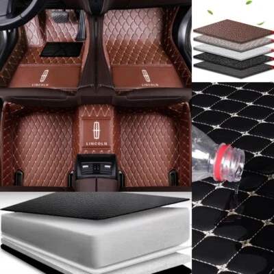 For Lincoln Town Car 1998-2011 Car Floor Liner Mats Carpets Custom Waterproof - Image 1 of 4