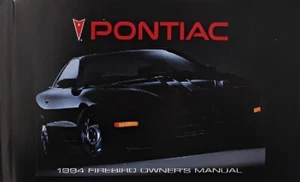 1994 PONTIAC FIREBIRD OWNERS MANUAL - Picture 1 of 1
