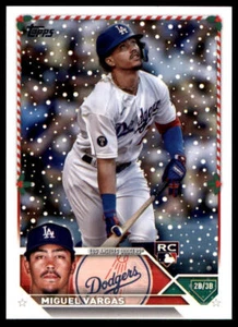 Miguel Vargas 2023 Topps Holiday #H172 RC Los Angeles Dodgers - Picture 1 of 2