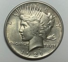 New Listing1921 Peace Dollar - Scarce - Very Nice High Grade Coin - No Reserve