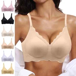 Underwear Bras For Women Women Seamless Underwear For Small Chest Gathered - Picture 1 of 20