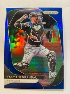 2020 Panini Prizm Baseball Yasmani Gandal Blue Prizm Holo #12 Chicago Cubs - Picture 1 of 1